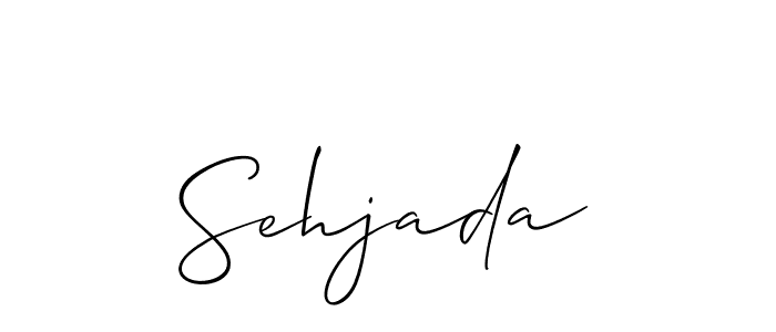 if you are searching for the best signature style for your name Sehjada. so please give up your signature search. here we have designed multiple signature styles  using Allison_Script. Sehjada signature style 2 images and pictures png