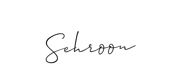 Also You can easily find your signature by using the search form. We will create Sehroon name handwritten signature images for you free of cost using Allison_Script sign style. Sehroon signature style 2 images and pictures png