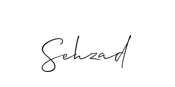 Also we have Sehzad name is the best signature style. Create professional handwritten signature collection using Allison_Script autograph style. Sehzad signature style 2 images and pictures png