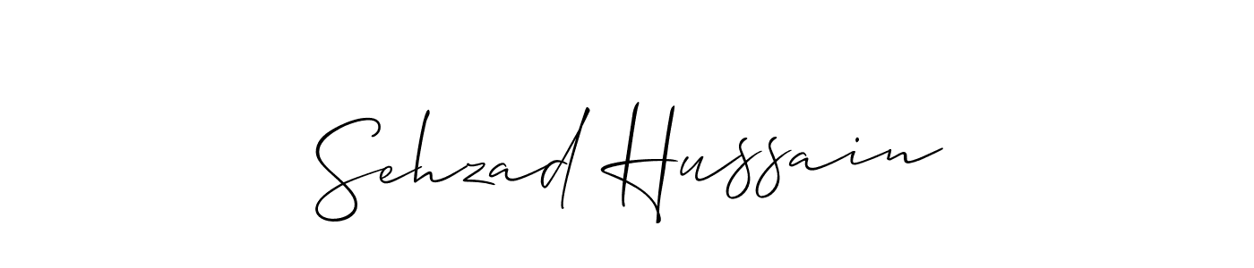 It looks lik you need a new signature style for name Sehzad Hussain. Design unique handwritten (Allison_Script) signature with our free signature maker in just a few clicks. Sehzad Hussain signature style 2 images and pictures png