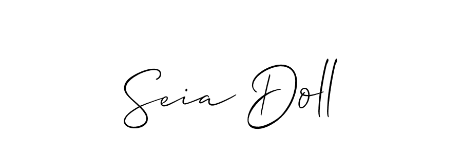 Make a beautiful signature design for name Seia Doll. Use this online signature maker to create a handwritten signature for free. Seia Doll signature style 2 images and pictures png