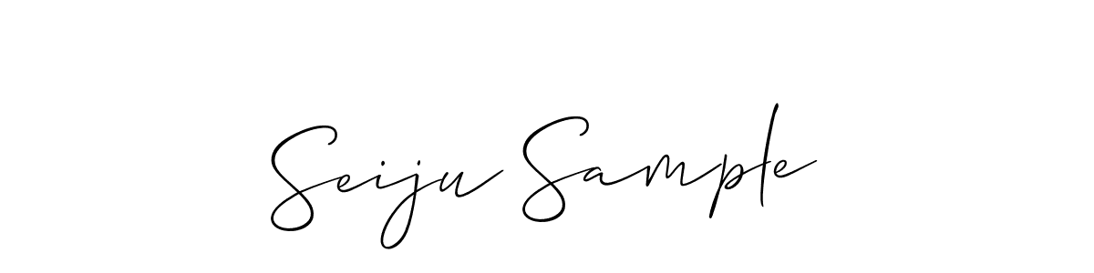 You can use this online signature creator to create a handwritten signature for the name Seiju Sample. This is the best online autograph maker. Seiju Sample signature style 2 images and pictures png