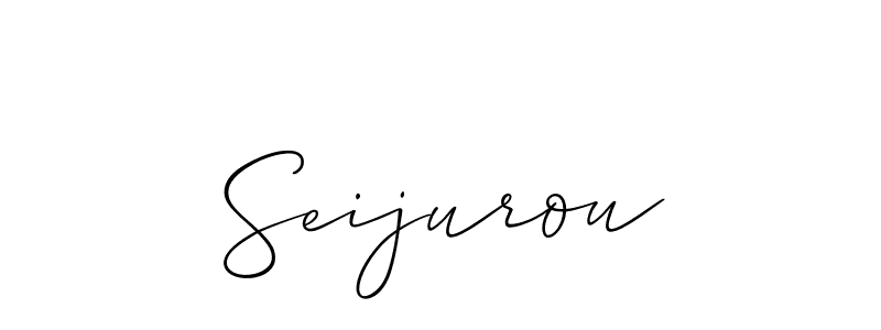 Once you've used our free online signature maker to create your best signature Allison_Script style, it's time to enjoy all of the benefits that Seijurou name signing documents. Seijurou signature style 2 images and pictures png