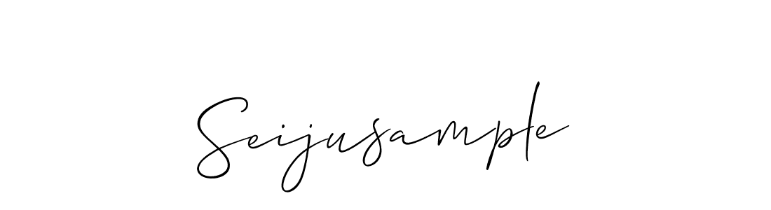 Best and Professional Signature Style for Seijusample. Allison_Script Best Signature Style Collection. Seijusample signature style 2 images and pictures png