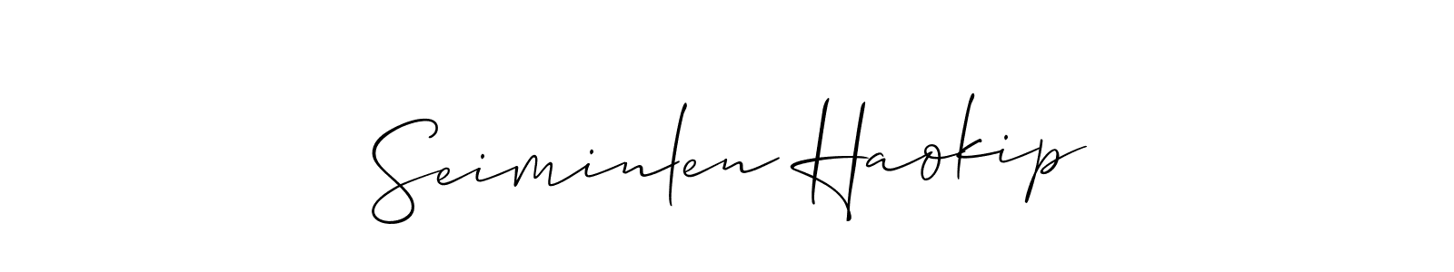 Best and Professional Signature Style for Seiminlen Haokip. Allison_Script Best Signature Style Collection. Seiminlen Haokip signature style 2 images and pictures png