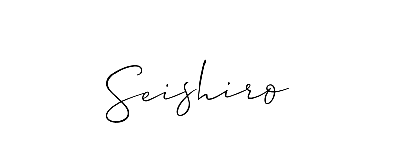 How to Draw Seishiro signature style? Allison_Script is a latest design signature styles for name Seishiro. Seishiro signature style 2 images and pictures png