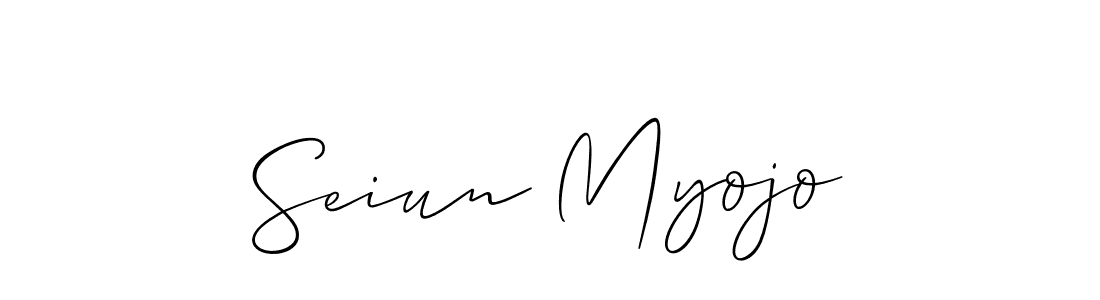 Once you've used our free online signature maker to create your best signature Allison_Script style, it's time to enjoy all of the benefits that Seiun Myojo name signing documents. Seiun Myojo signature style 2 images and pictures png