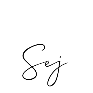 Best and Professional Signature Style for Sej. Allison_Script Best Signature Style Collection. Sej signature style 2 images and pictures png