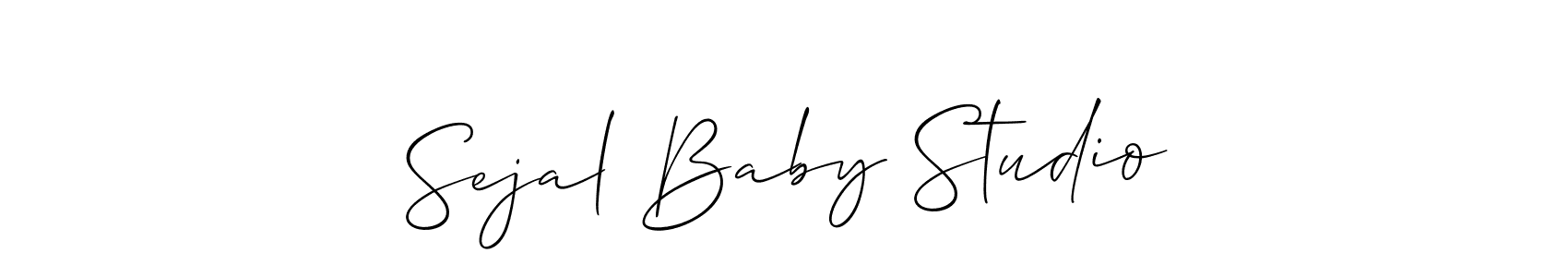 Check out images of Autograph of Sejal Baby Studio name. Actor Sejal Baby Studio Signature Style. Allison_Script is a professional sign style online. Sejal Baby Studio signature style 2 images and pictures png