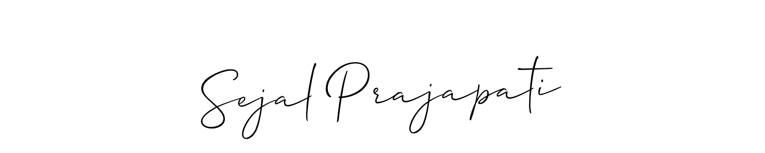 Make a beautiful signature design for name Sejal Prajapati. Use this online signature maker to create a handwritten signature for free. Sejal Prajapati signature style 2 images and pictures png