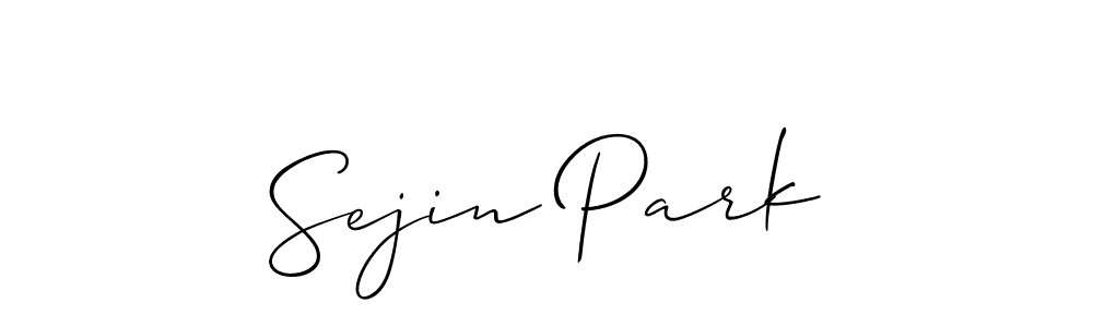 This is the best signature style for the Sejin Park name. Also you like these signature font (Allison_Script). Mix name signature. Sejin Park signature style 2 images and pictures png