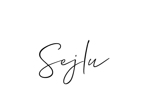 Best and Professional Signature Style for Sejlu. Allison_Script Best Signature Style Collection. Sejlu signature style 2 images and pictures png