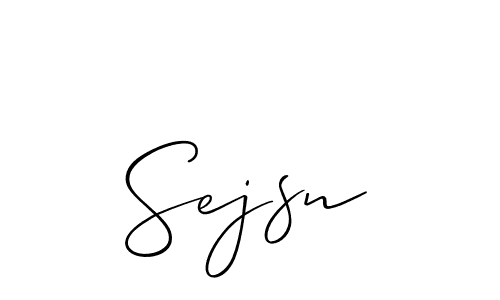You can use this online signature creator to create a handwritten signature for the name Sejsn. This is the best online autograph maker. Sejsn signature style 2 images and pictures png