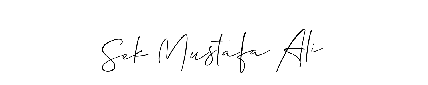 Here are the top 10 professional signature styles for the name Sek Mustafa Ali. These are the best autograph styles you can use for your name. Sek Mustafa Ali signature style 2 images and pictures png