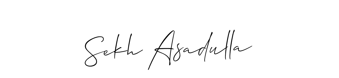 Best and Professional Signature Style for Sekh Asadulla. Allison_Script Best Signature Style Collection. Sekh Asadulla signature style 2 images and pictures png