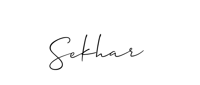 Best and Professional Signature Style for Sekhar . Allison_Script Best Signature Style Collection. Sekhar  signature style 2 images and pictures png