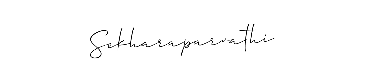 Also we have Sekharaparvathi name is the best signature style. Create professional handwritten signature collection using Allison_Script autograph style. Sekharaparvathi signature style 2 images and pictures png