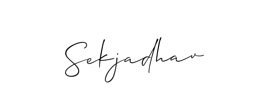 Best and Professional Signature Style for Sekjadhav. Allison_Script Best Signature Style Collection. Sekjadhav signature style 2 images and pictures png