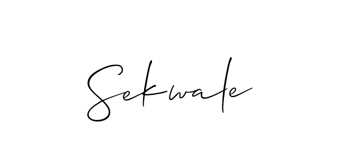 You should practise on your own different ways (Allison_Script) to write your name (Sekwale) in signature. don't let someone else do it for you. Sekwale signature style 2 images and pictures png