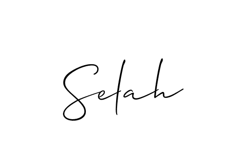 Allison_Script is a professional signature style that is perfect for those who want to add a touch of class to their signature. It is also a great choice for those who want to make their signature more unique. Get Selah name to fancy signature for free. Selah signature style 2 images and pictures png