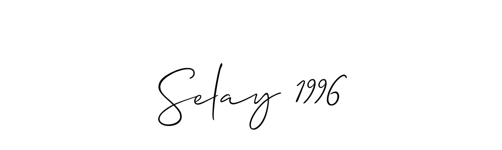 Selay 1996 stylish signature style. Best Handwritten Sign (Allison_Script) for my name. Handwritten Signature Collection Ideas for my name Selay 1996. Selay 1996 signature style 2 images and pictures png