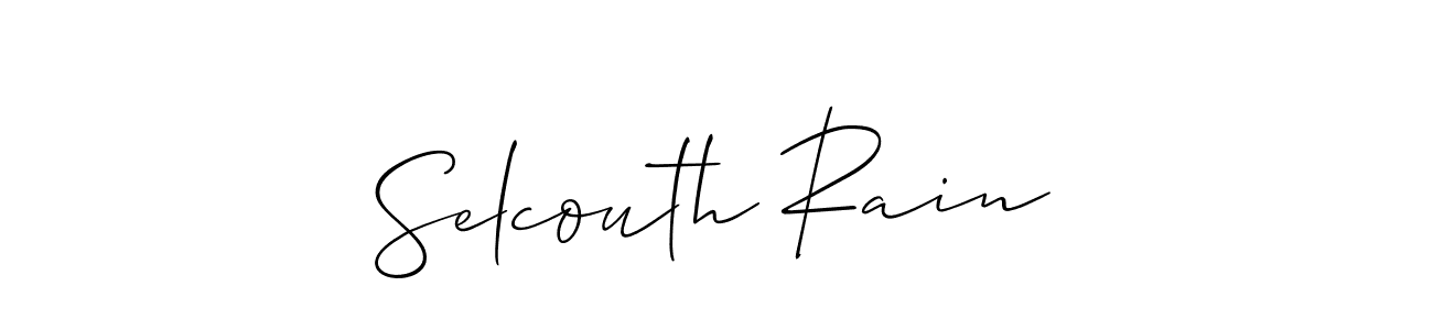 You can use this online signature creator to create a handwritten signature for the name Selcouth Rain. This is the best online autograph maker. Selcouth Rain signature style 2 images and pictures png
