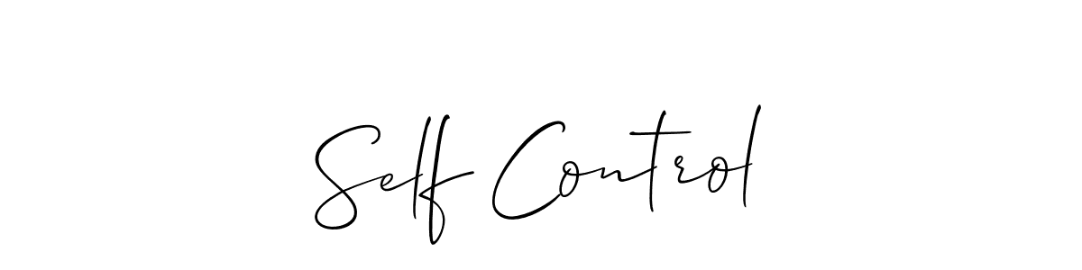 Also we have Self Control name is the best signature style. Create professional handwritten signature collection using Allison_Script autograph style. Self Control signature style 2 images and pictures png