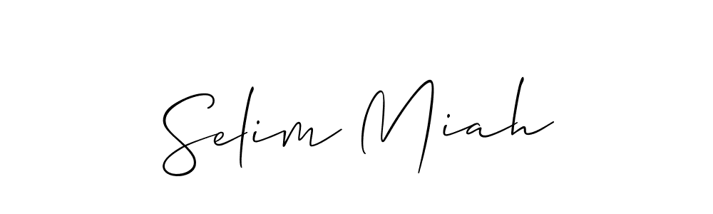 It looks lik you need a new signature style for name Selim Miah. Design unique handwritten (Allison_Script) signature with our free signature maker in just a few clicks. Selim Miah signature style 2 images and pictures png