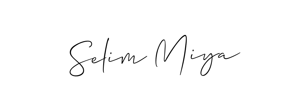 Selim Miya stylish signature style. Best Handwritten Sign (Allison_Script) for my name. Handwritten Signature Collection Ideas for my name Selim Miya. Selim Miya signature style 2 images and pictures png