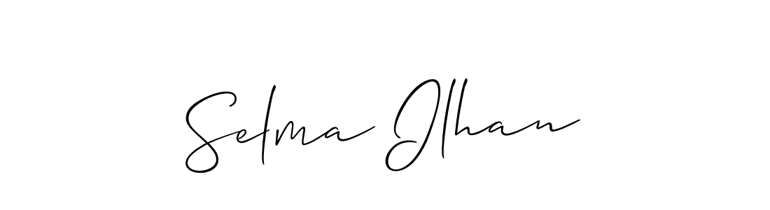 Make a short Selma Ilhan signature style. Manage your documents anywhere anytime using Allison_Script. Create and add eSignatures, submit forms, share and send files easily. Selma Ilhan signature style 2 images and pictures png