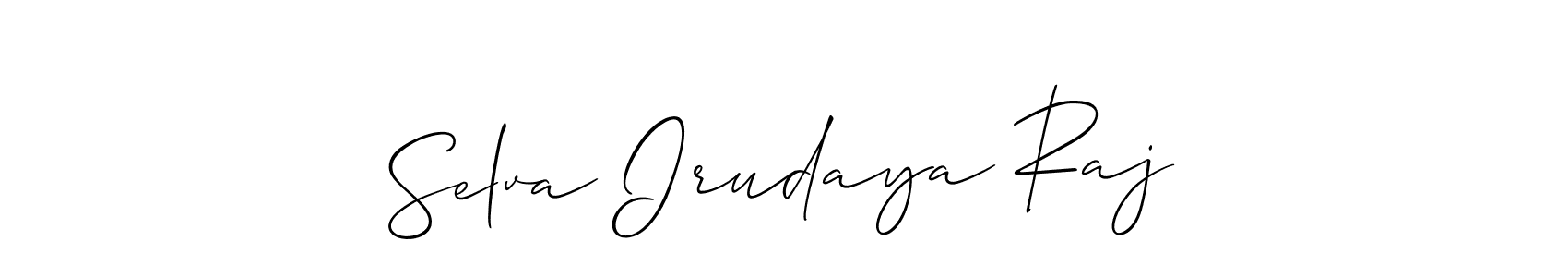 Selva Irudaya Raj stylish signature style. Best Handwritten Sign (Allison_Script) for my name. Handwritten Signature Collection Ideas for my name Selva Irudaya Raj. Selva Irudaya Raj signature style 2 images and pictures png