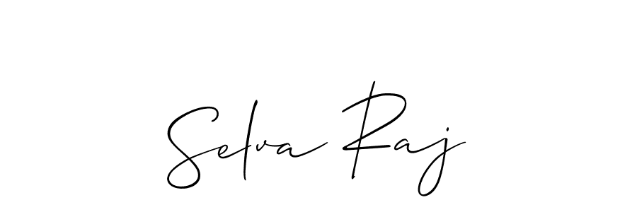 Make a beautiful signature design for name Selva Raj. With this signature (Allison_Script) style, you can create a handwritten signature for free. Selva Raj signature style 2 images and pictures png