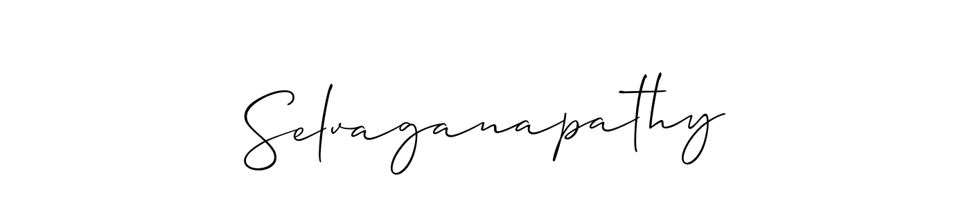 You should practise on your own different ways (Allison_Script) to write your name (Selvaganapathy) in signature. don't let someone else do it for you. Selvaganapathy signature style 2 images and pictures png