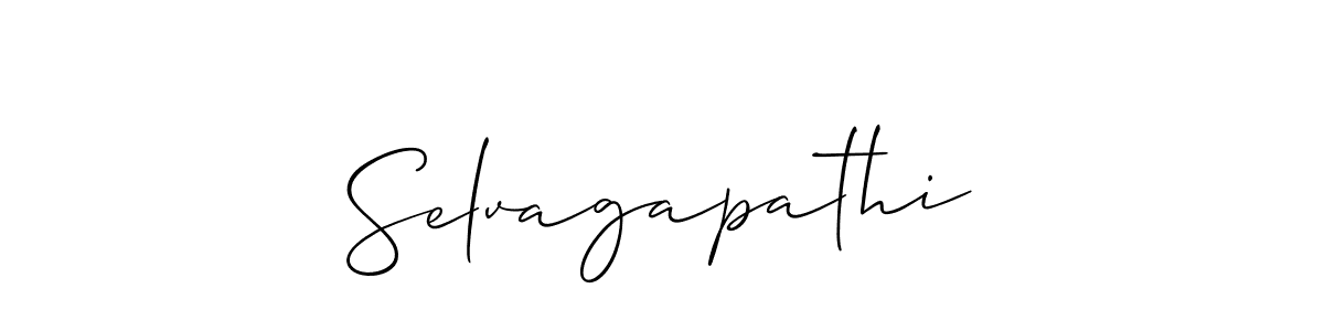 Make a beautiful signature design for name Selvagapathi. With this signature (Allison_Script) style, you can create a handwritten signature for free. Selvagapathi signature style 2 images and pictures png