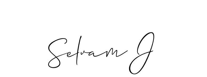 You can use this online signature creator to create a handwritten signature for the name Selvam J. This is the best online autograph maker. Selvam J signature style 2 images and pictures png