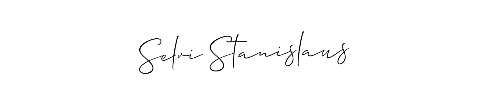 This is the best signature style for the Selvi Stanislaus name. Also you like these signature font (Allison_Script). Mix name signature. Selvi Stanislaus signature style 2 images and pictures png