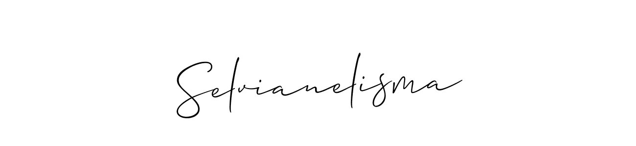 Make a beautiful signature design for name Selvianelisma. Use this online signature maker to create a handwritten signature for free. Selvianelisma signature style 2 images and pictures png