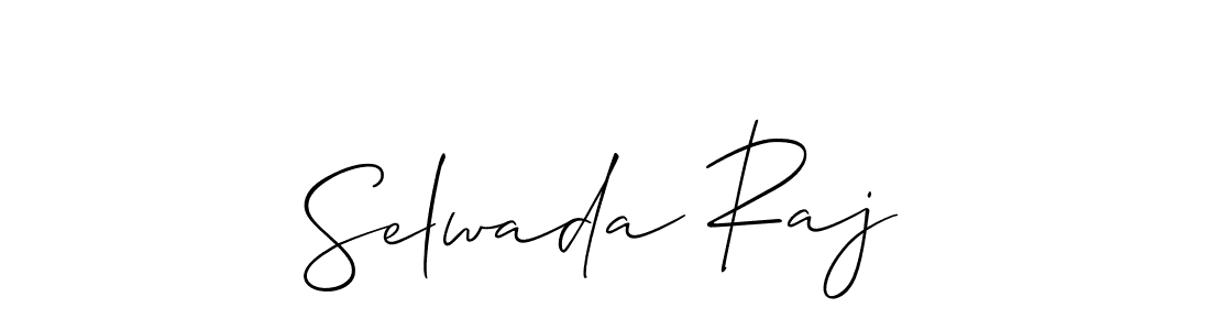 It looks lik you need a new signature style for name Selwada Raj. Design unique handwritten (Allison_Script) signature with our free signature maker in just a few clicks. Selwada Raj signature style 2 images and pictures png