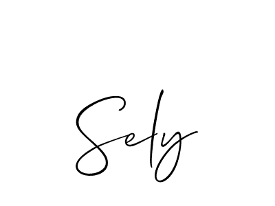 This is the best signature style for the Sely name. Also you like these signature font (Allison_Script). Mix name signature. Sely signature style 2 images and pictures png