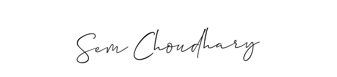 Here are the top 10 professional signature styles for the name Sem Choudhary. These are the best autograph styles you can use for your name. Sem Choudhary signature style 2 images and pictures png