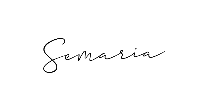 Once you've used our free online signature maker to create your best signature Allison_Script style, it's time to enjoy all of the benefits that Semaria name signing documents. Semaria signature style 2 images and pictures png