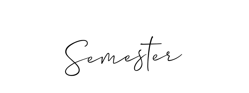 Semester stylish signature style. Best Handwritten Sign (Allison_Script) for my name. Handwritten Signature Collection Ideas for my name Semester. Semester signature style 2 images and pictures png