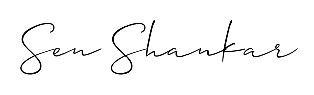 Master the art of signing with Sen Shankar written in fluent Allison_Script script. A great template to practice and refine your handwriting. Sen Shankar signature style 2 images and pictures png