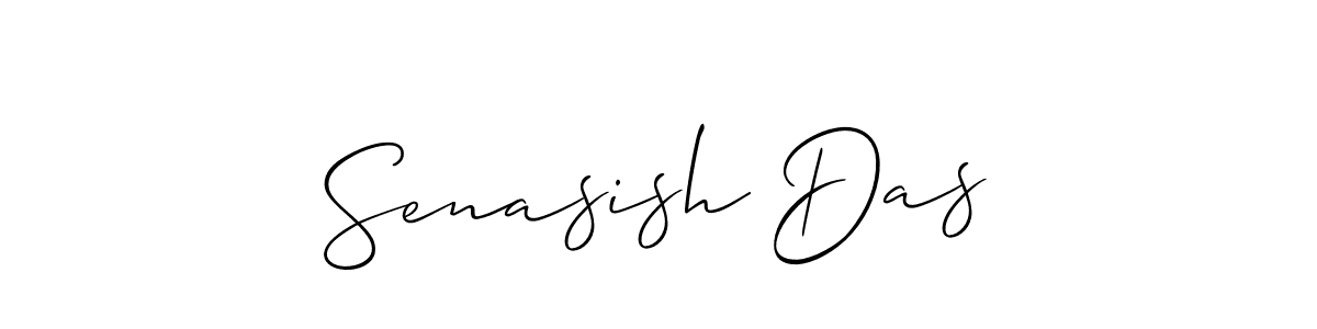 Once you've used our free online signature maker to create your best signature Allison_Script style, it's time to enjoy all of the benefits that Senasish Das name signing documents. Senasish Das signature style 2 images and pictures png
