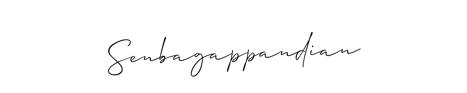 Make a short Senbagappandian signature style. Manage your documents anywhere anytime using Allison_Script. Create and add eSignatures, submit forms, share and send files easily. Senbagappandian signature style 2 images and pictures png