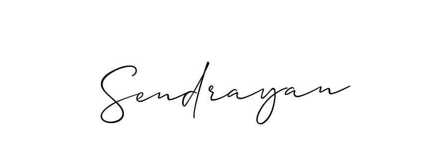 Once you've used our free online signature maker to create your best signature Allison_Script style, it's time to enjoy all of the benefits that Sendrayan name signing documents. Sendrayan signature style 2 images and pictures png