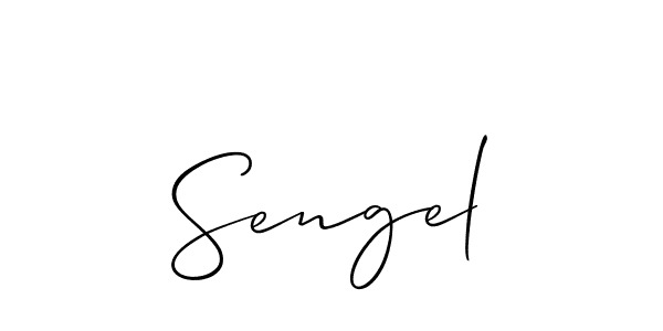 How to make Sengel name signature. Use Allison_Script style for creating short signs online. This is the latest handwritten sign. Sengel signature style 2 images and pictures png