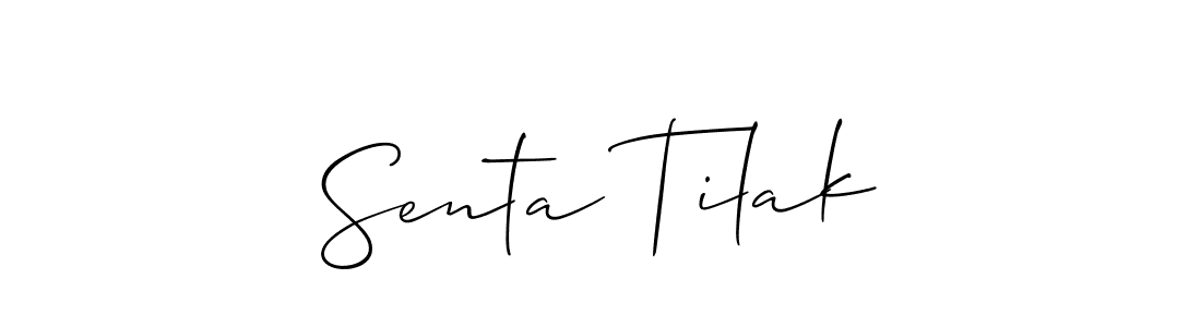Once you've used our free online signature maker to create your best signature Allison_Script style, it's time to enjoy all of the benefits that Senta Tilak name signing documents. Senta Tilak signature style 2 images and pictures png