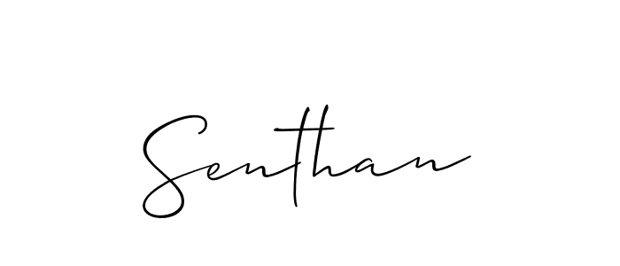 Similarly Allison_Script is the best handwritten signature design. Signature creator online .You can use it as an online autograph creator for name Senthan. Senthan signature style 2 images and pictures png