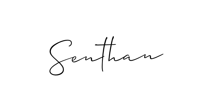 How to make Senthan name signature. Use Allison_Script style for creating short signs online. This is the latest handwritten sign. Senthan signature style 2 images and pictures png